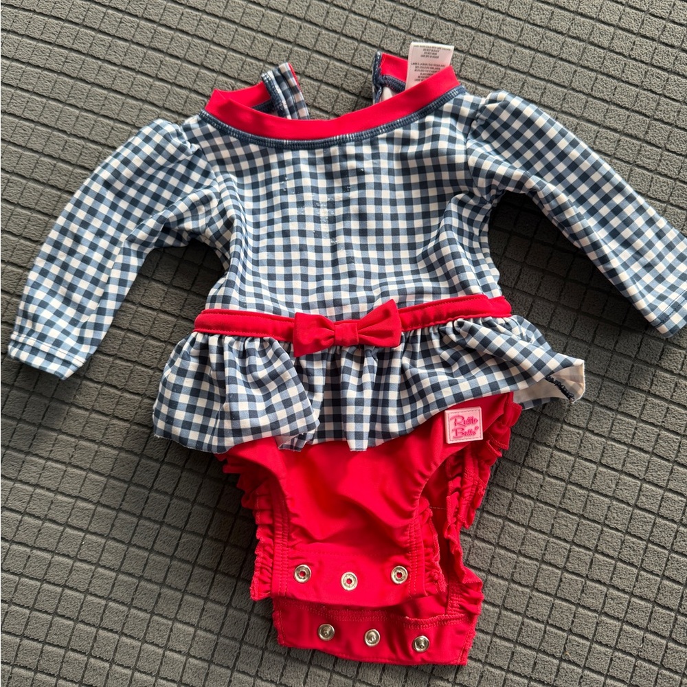 RuffleButts Red, White, and Blue one piece